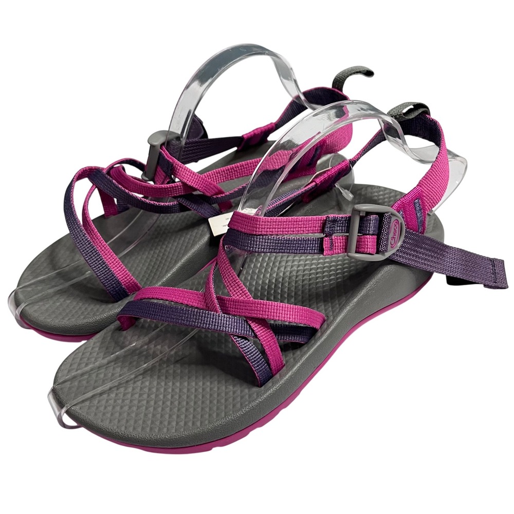 Chaco Kids Z1 Ecotread Pink Purple Strappy Sandals JCH180301 Size 5